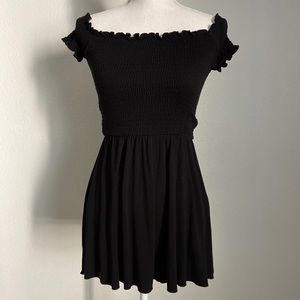 Lightweight off the shoulder romper